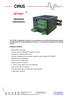CIRUS UPT-6011 GB. Operating instructions. Important features