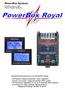 Operating Instructions for the PowerBox Royal - with double voltage stabilisation, linear regulation, - backlit LCD screen, integral PowerBox RRS