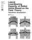 Lateral Load-Bearing Capacity of Nailed Joints Based on the Yield Theory Theoretical Development