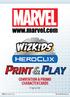 CONVENTION & PROMO CHARACTER CARDS. Original Text WizKids/NECA LLC. TM & 2013 Marvel & Subs.