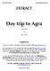 EXTRACT. Day trip to Agra. a short play. alex broun PLEASE NOTE: THIS PLAY SCRIPT HAS BEEN DOWNLOADED FROM