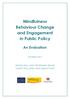 Mindfulness Behaviour Change and Engagement in Public Policy