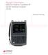 Keysight Technologies N9923A FieldFox Handheld RF Vector Network Analyzer 4/6 GHz. Technical Overview