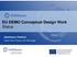 EU DEMO Conceptual Design Work Status