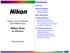 Contents. Nikon Scan for Windows. Scanner Control Software and TWAIN Source. Reference Manual. Overview Before You Begin.