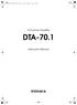 DTA-70.1_En_ book Page 1 Friday, January 8, :04 PM. 9-Channel Amplifier DTA Instruction Manual