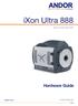ixon Ultra 888 Hardware Guide andor.com Version 1.0 revised 27 March 2015
