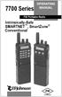 OPERATING MANUAL Series. FM Portable Radio. Intrinsically-Safe SMARTNET, SmartZone Conventional