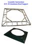 Assembly Instructions 10 X 10 Aluminum Roof Support