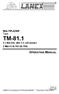OPERATING MANUAL. MULTIPLEXER Type TM X RS-232, X ETHERNET 2 MBIT/S G.703 (G.704)