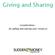 Giving and Sharing. Considerations for gifting and sharing your resources