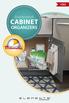 FREE. Easy-to-install CABINET ORGANIZERS