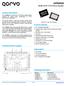 QPB8808SR. 20 db CATV +12 V Power Doubler. Product Description. Product Features. Functional Block Diagram. Applications. Ordering Information