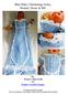 Blue Baby Christening Gown, Bonnet, Shoes & Bib