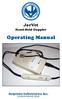 JorVet. Hand-Held Doppler. Operating Manual. Jorgensen Laboratories, Inc. Loveland, Colorado 80538