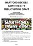 HARTFORD DECIDE$ PAINT THE CITY PUBLIC VOTING DRAFT