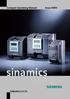 Compact Operating Manual Issue 04/04. sinamics SINAMICS G110