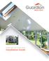 Guardian warm roof conversion system. Installation Guide