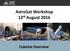 AstroSat Workshop 12 August CubeSat Overview