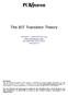 The BJT Transistor Theory