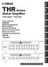 THR Series. Guitar Amplifier THR100HD / THR100H. English 日本語. Deutsch. Français. Italiano. Español. Português THR100HD THR100H I + II MODERN LEAD