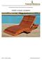 (Toll Free); 7am-7pm Pacific Time, Monday-Saturday PENNY S CHAISE LOUNGERS