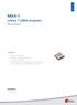 MAX-7. u-blox 7 GNSS modules. Data Sheet. Highlights: