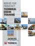 INCREASE YOUR PRODUCTIVITY TECHNICAL CRANE TRAINING