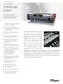 Bass Head Amplifiers. Ultra-Compact 2,000-Watt Class-D Bass Amplifier with Tube Preamp, Optical Compressor and DYNAMIZER Technology