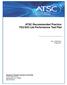 ATSC Recommended Practice: TG3/S32 Lab Performance Test Plan