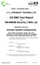 DATE: 10 February 2010 I.T.L. (PRODUCT TESTING) LTD. CE EMC Test Report. for. MAXIMUM Security (1984) Ltd. Equipment under test:
