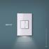 WALL PLATE: MIRROR WHITE SWITCH: WHISPER DIMMER WITH ACCENT NIGHTLIGHT