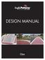 DESIGN MANUAL. Specifications and CAD drawings are available at  and
