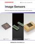 Image Sensors. Various types of image sensors covering a wide spectral response range for photometry. Selection guide - November 2017