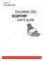 DocuMate 262. scanner. user s guide