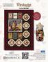 Vintage. By Mary Beth Baker. Quilt 1. BONUS Wine Bag Instructions! A Free Project Sheet NOT FOR RESALE. Skill Level: Advanced Beginner