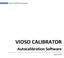 1 VIOSO CALIBRATOR manual english VIOSO CALIBRATOR. Autocalibration Software. english version