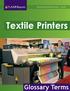 Textile Printers Glossary Terms