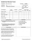 Submittal Review Form