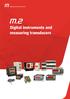 Measurement and control. Digital instruments and measuring transducers