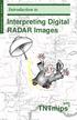 Interpreting Digital RADAR Images