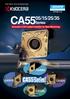 CA55 05/15/25/35. Series CA5505 CA5515 CA5525 CA5535. Innovative CVD Coated Carbides for Steel Machining CP154-1-E. High speed.