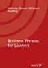 Ioannou-Naoum-Wokoun/ Ruelling. Business Phrases for Lawyers