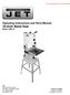 Operating Instructions and Parts Manual 10-inch Band Saw Model JWB-10
