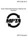 MPTA-B6i Quick Detachable Bushing & Mating Hub Standard. MPTA Standard