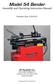 Model 54 Bender Assembly and Operating Instruction Manual