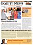Equity News A QUARTERLY NEWS PUBLICATION OF EQUITY BANK