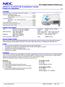 NEC Display Solutions of America, Inc. UM361X & UM351W Installation Guide Desktop and Ceiling Mount v1.0