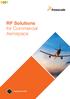 RF Solutions for Commercial Aerospace