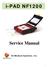 i-pad NF1200 Service Manual CU Medical Systems, Inc.